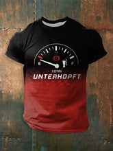 Männer Männer Männer bedrucktes Kurzarm-T-Shirt